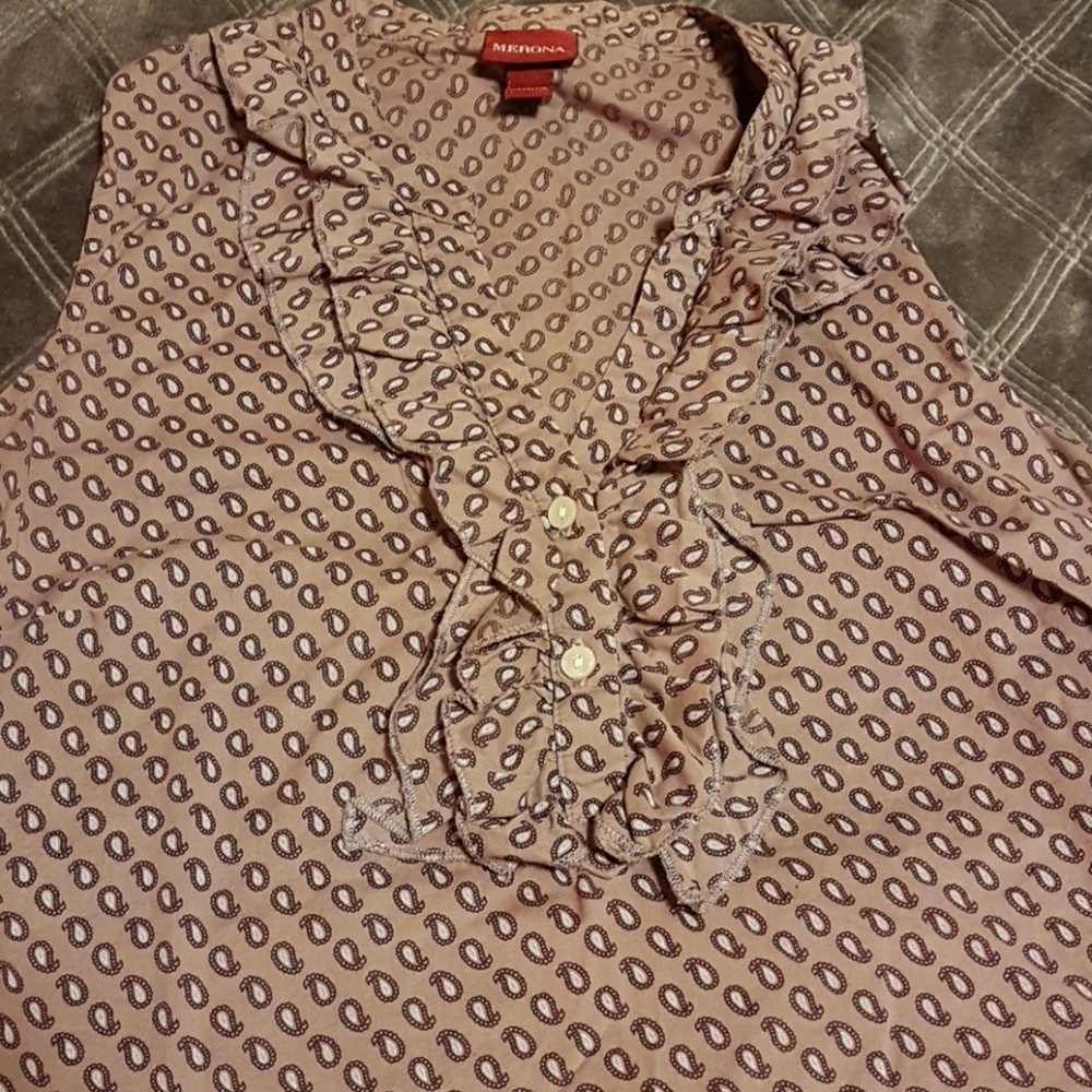 Women's Ruffle Merona Top - Picture 3 of 4